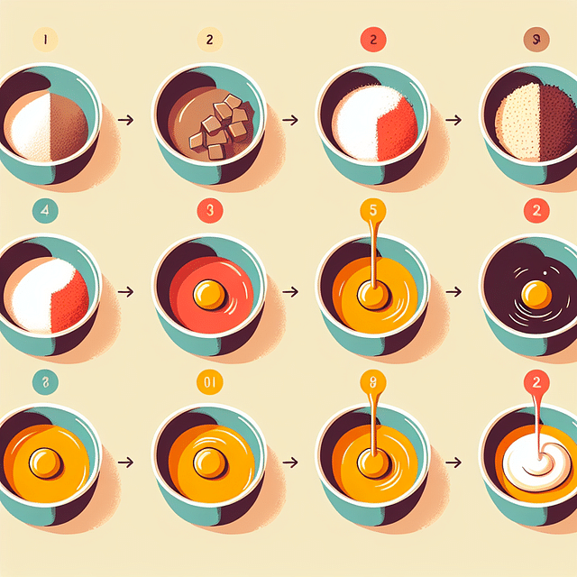 combining wet and dry ingredients