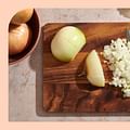 chopped yellow onion