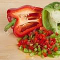 diced bell pepper