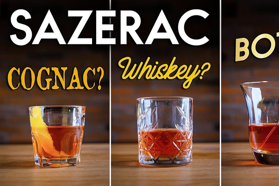 Creole Sazerac cocktail