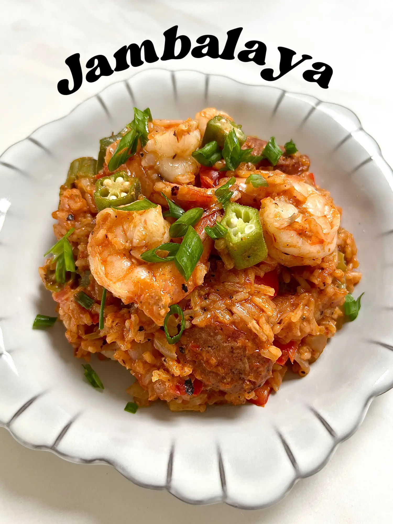 Deconstructed Jambalaya dish