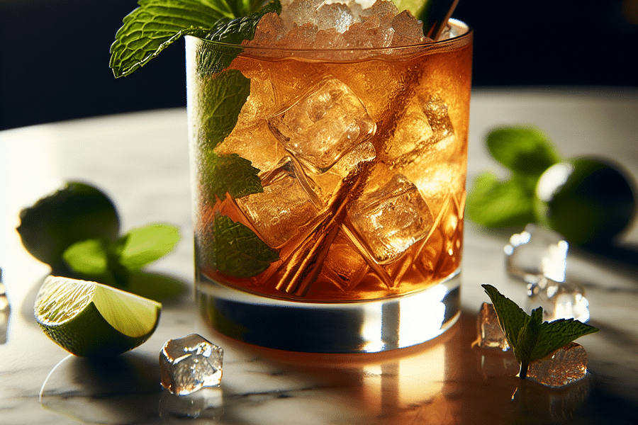 Magnolia Mule cocktail with Southern Comfort