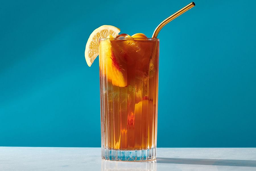 Peach iced tea