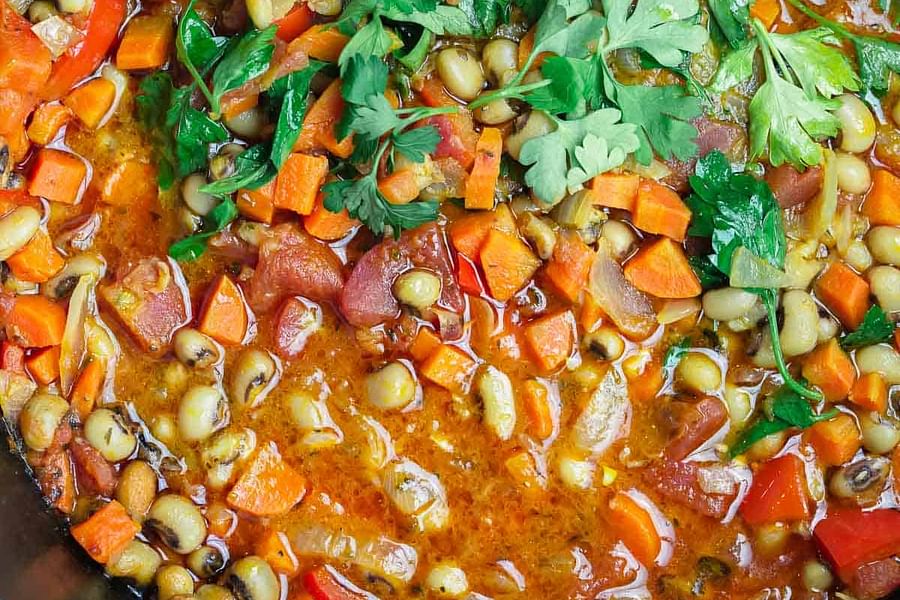 Black-eyed peas dish