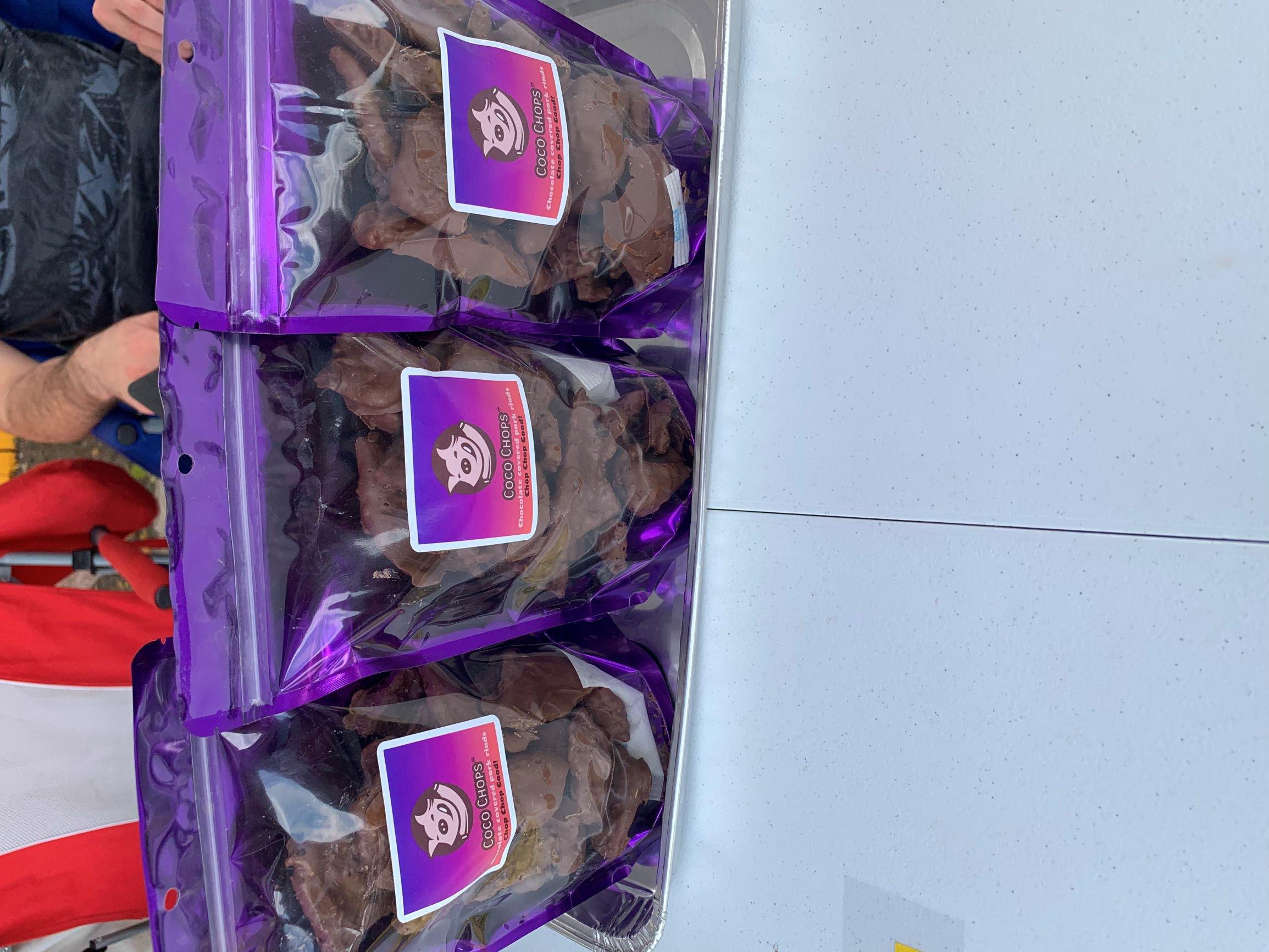 Chocolate-Dipped Pork Rinds