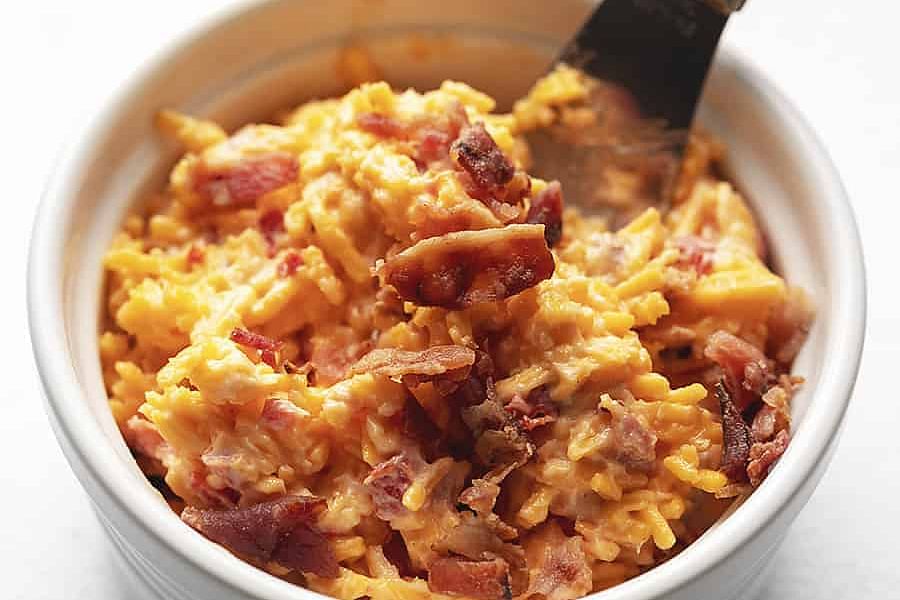 Pimento Cheese Stuffed Pork Rinds