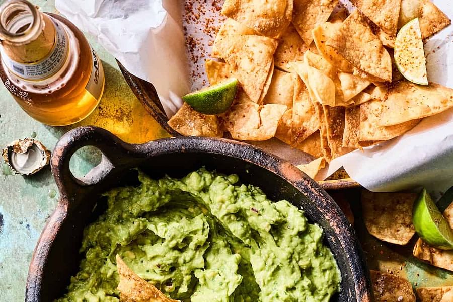 Spicy Pork Rind Guacamole