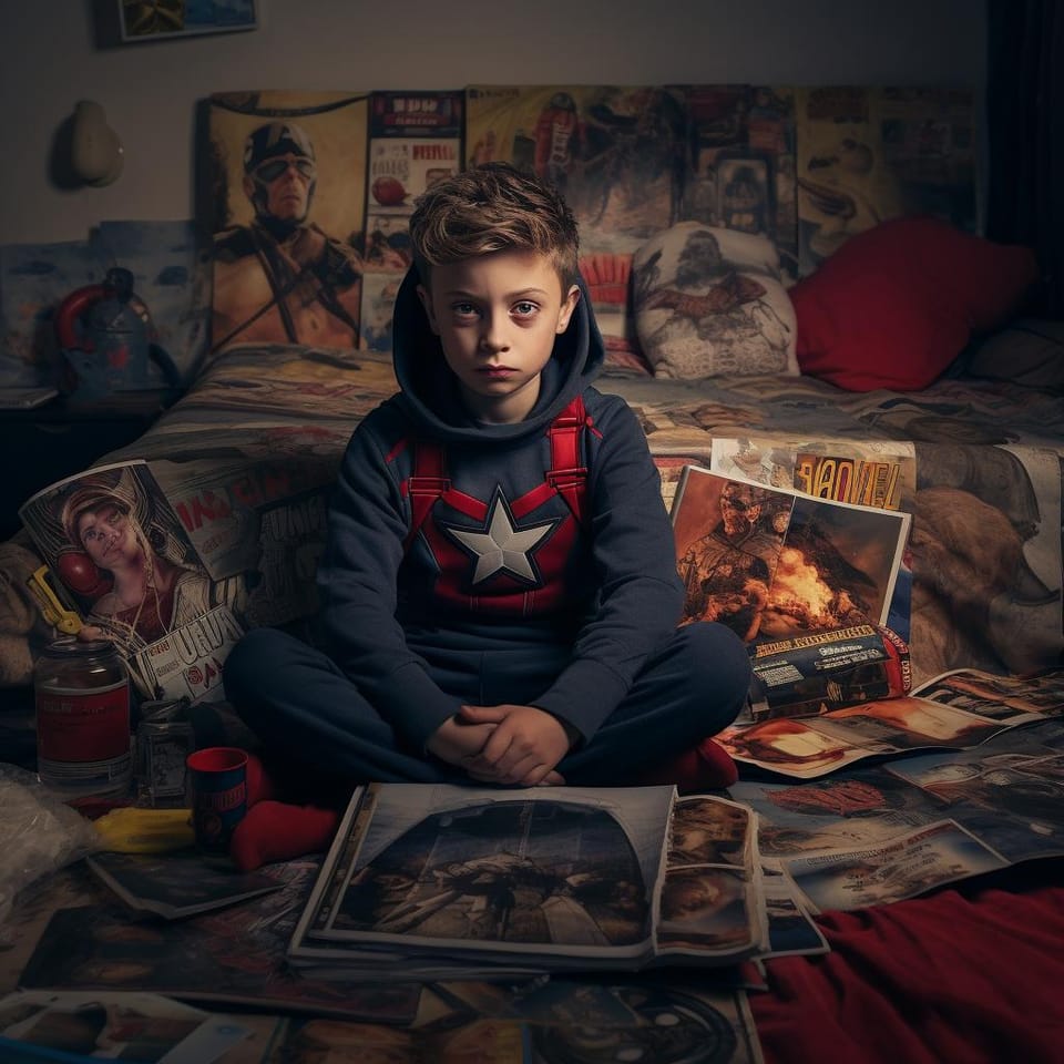 Children Grieving the Death of Their Favorite Superhero