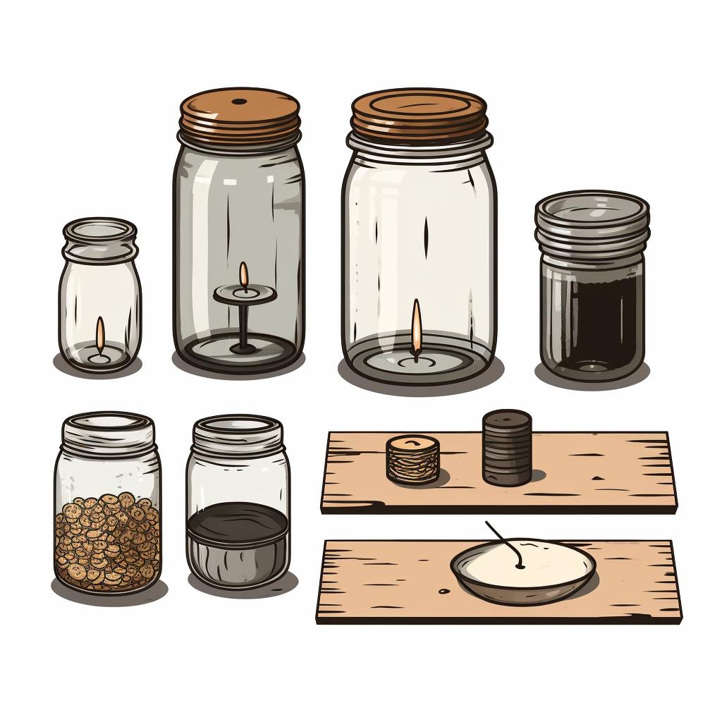 Materials for Mason Jar Candle Holder
