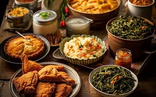 What defines 'home-style' cooking in the South?